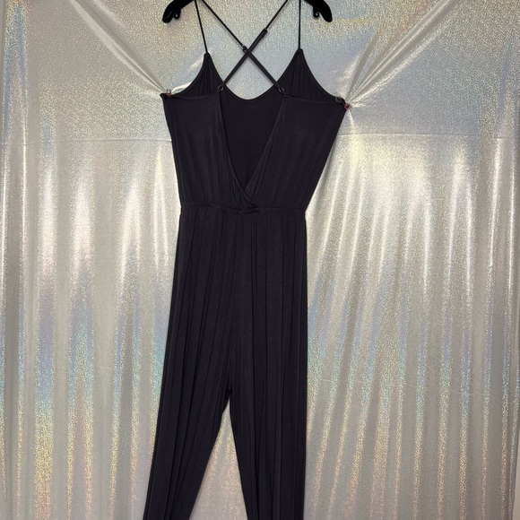 Fantastic fawn jumpsuit onsie jumper grey tie waist criss cross back comfy - Picture 11 of 12